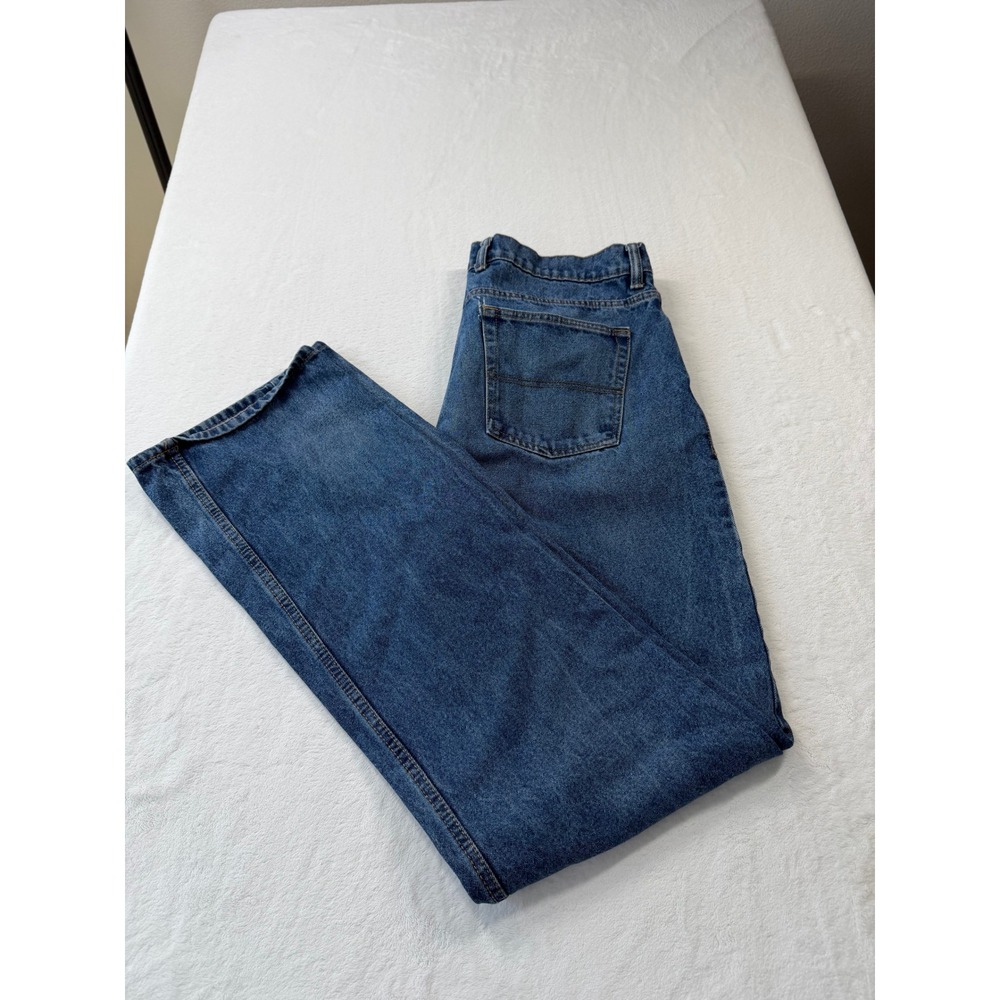 Pintlar Jeans Mens 38x36 Blue Good Straight Leg 100% Cotton Rugged Denim - Picture 7 of 12